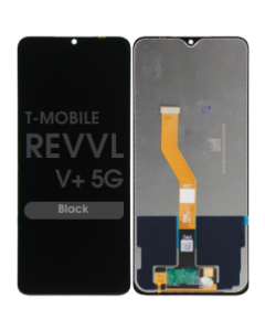 Refurbished - LCD Screen and Digitizer Assembly for T-Mobile REVVL V+ 5G (No Frame) (Black)