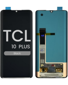 Refurbished - OLED Screen and Digitizer Assembly for TCL 10 Plus (T782) (No Frame) (Black)