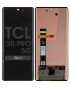 Refurbished - OLED Screen and Digitizer Assembly for TCL 20 Pro 5G (No Frame) (Black)