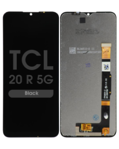 Refurbished - LCD Screen and Digitizer Assembly for TCL 20 R 5G (T767H) (No Frame) (Black) 