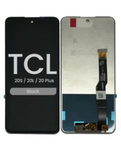 Refurbished - LCD and Screen Digitizer Assembly for TCL 20S / TCL 20L / TCL 20 Plus (No Frame) (Black)
