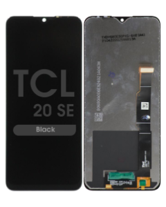 Refurbished - LCD Screen and Digitizer Assembly for TCL 20 SE (No Frame) (Black)
