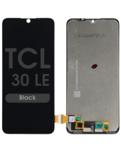 Refurbished - LCD and Digitizer Assembly for TCL 30 LE (No Frame) (Black)
