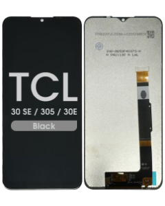 Refurbished - LCD and Screen Digitizer Assembly for TCL 30 SE / TCL 305 / TCL 30E (No Frame) (Black)