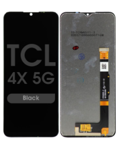 Refurbished - LCD and Digitizer Assembly for TCL 4x 5G (T601DL) (No Frame) (Black)