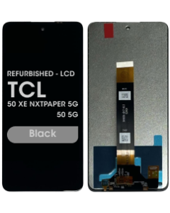 Refurbished - LCD Screen and Digitizer Assembly for TCL 50 XE NxtPaper 5G / TCL 50 XE 5G / TCL 50 5G (No Frame) (Black)