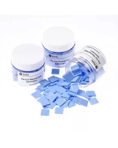 2UUL - (100Pcs) 12 x12 x 1.5mm Pre-Cut Silicone Thermal Conductive Pads Heatsink to Protect