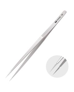 2UUL - 3D Hand Finish Straight Head Titanium Alloy Ultraprecise Curved Head Tweezers for Fingerprint Jump Line Wire Repair