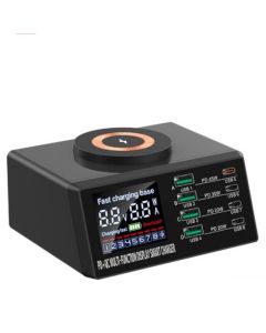 8 Port Power Supply w/ Wireless Charger (WLX-X9M)