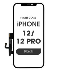 (3in1) Long Cable Front Glass w/ Digitizer / OCA for iPhone 12 / 12 Pro