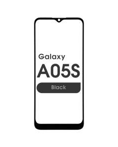 (2in1) Front Glass w/ OCA for Samsung Galaxy A05S (A057 / 2023) (Black)