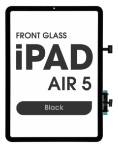 (3in1) Front Glass w/ Digitizer / OCA for iPad Air 5 (Black)