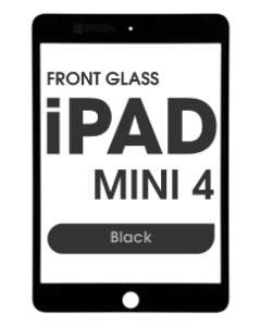 (2in1) Front Glass w/ OCA for iPad Mini 4 (Black)