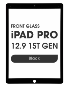 (2in1) Front Glass w/ OCA for iPad Pro 12.9 1st Generation (Black)
