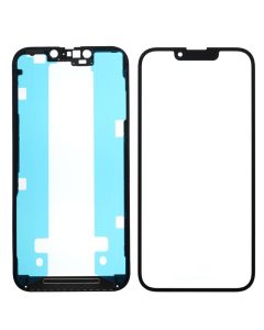 (3in1) Front Glass w/ OCA/frame bezel for iPhone 13 Pro