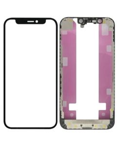 (3in1) Front Glass w/ OCA/frame bezel for iPhone 14