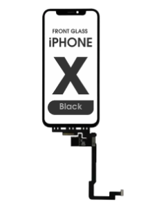(3in1) Long Cable Front Glass w/ Digitizer / OCA for iPhone X
