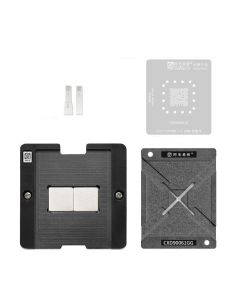 AMAOE - BGA South Bridge Reballing Stencil for PS5 GPU (CXD90061GG) w/ Tin Scraping Blade / Stencil / Magnet Base / Positioning Plate