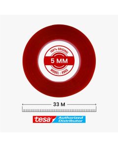 Tesa - Red Tape Adhesive (5mm x 33m)