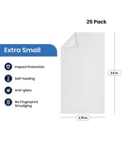 (25 Pack) ProtectionPro - Blank Ultra Matte Film (Extra Small)