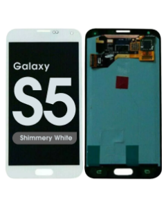 Refurbished - OLED Screen and Digitizer Assembly for Samsung Galaxy S5 (G900) (No Frame) (Shimmery White)
