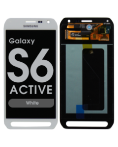 Refurbished - OLED Screen and Digitizer Assembly for Samsung Galaxy S6 Active (G890) (No Frame) (White)