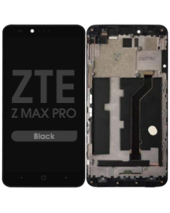 LCD Screen and Digitizer Assembly w/ Frame for ZTE Z MAX Pro (Z981) (Black)