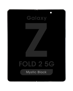 Service Pack - OLED Screen and Digitizer Assembly w/ Frame for Samsung Galaxy Z Fold 2 5G (F916) (US / International Version) (Main Screen) (Mystic Black)