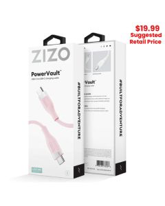 ZIZO - PowerVault Cable USB-C to USB-C - 6FT (Peach)