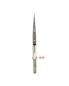 Stainless Steel Tweezers w/ Adjustable Slide Lock