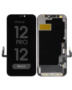 OEM Pull - OLED Screen and Digitizer Assembly for iPhone 12 / 12 Pro (Grade B Plus) (Black)