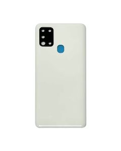 Back Cover w/ Adhesive / Camera Lens for Samsung Galaxy A21s (A217 / 2020) (No Logo) (White)
