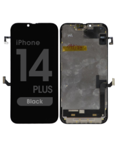 Complete OEM Pull - OLED Screen Assembly w/ Proximity Light Sensor Flex for iPhone 14 Plus (Pairable) (Grade C) (Black)