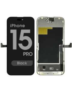OEM Pull - OLED Screen and Digitizer Assembly for iPhone 15 Pro (Grade C) (Black)