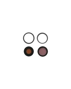 Premium - Rear Camera Lens w/ Rings for iPhone 16 / 16 Plus (Black)