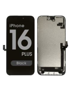 IG3 Soft OLED - Aftermarket OLED Screen and Digitizer Assembly for iPhone 16 Plus (Black)