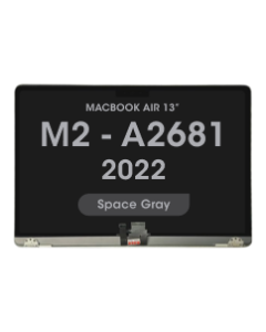 Premium - LCD Screen and Digitizer Assembly for MacBook Air 13" (M2) (A2681) (2022) (Space Gray)