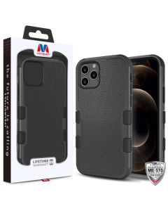 MyBat - TUFF Series Case for Apple iPhone 12 Pro Max (Natural Black / Black)