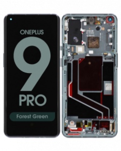 Refurbished - OLED Screen and Digitizer Assembly w/ Frame for OnePlus 9 Pro (Forest Green)