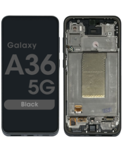 Refurbished - LCD Screen and Digitizer Assembly w/ Frame for Samsung Galaxy A36 5G (A366 / 2025) (Black)
