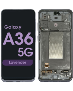 Refurbished - LCD Screen and Digitizer Assembly w/Frame for Samsung Galaxy A36 5G (A366 / 2025) (Lavender) - Injured Gadgets