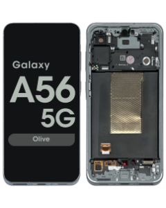 LCD Screen and Digitizer Assembly w/Frame for Samsung Galaxy A56 5G (A566 / 2025) (Olive)