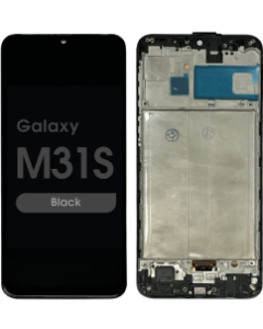Refurbished - OLED Assembly w/ Frame for Samsung Galaxy M31S (M317 / 2020) (Black)