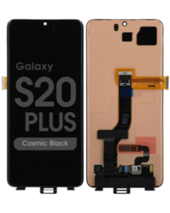 Service Pack - OLED Screen and Digitizer Assembly for Samsung Galaxy S20 Plus (G985) (No Frame) (Cosmic Black)