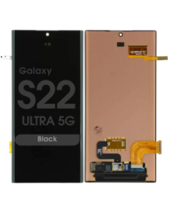 Service Pack - OLED Screen and Digitizer Assembly for Samsung Galaxy S22 Ultra 5G (G908) (No Frame) (Black)