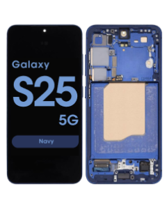Service Pack - OLED Screen and Digitizer Assembly w/ Frame for Samsung Galaxy S25 5G (S931) (US / International Version) (Navy)
