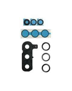 Rear Camera Lens w/ Bezel Ring for Samsung Galaxy S25 Plus 5G (S936) (Blue Black) - Injured Gadgets