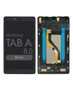 Refurbished - LCD Assembly w/ Frame for Samsung Galaxy Tab A 8.0" (T295 / 2019) (LTE Version) (Black)