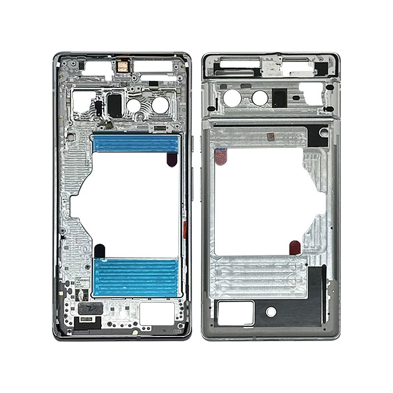 Mid Frame for Google Pixel 6A (Black) - Injured Gadgets