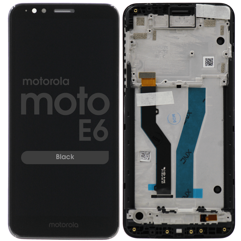 thumbnail interactive-video image 1 of LCD Digitizer Frame Assembly For Motorola XT1254 Droid Turbo – Black Glass Screen 1 of 6